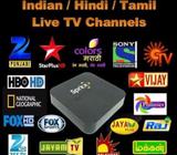 INDIAN + HINDI + TAMIL LIVE TV CHANNELS & ON DEMAND MOVIES