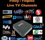 PINOY + USA TV CHANNELS & ON DEMAND MOVIES
