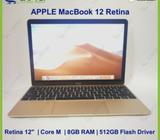 APPLE MacBook 12 Retina (M/8GB/512GB/Early-2015) Premium Preowned [Refurbished]