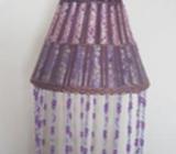 Ceiling Hanging Beads Cane Rattan Lamp