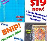 Mousepad (SPECIAL AUTHENTIC TURKISH RUG BUNDLE!) *Great Price offer for 2 in 1 packet now! BNIP!*