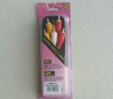 Audio Video RCA Linear Crystal cables OFC (Oxygen Free Copper)