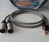 Semi Balanced XLR Male to RCA Male Interconnect - Van Damme Starquad