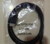 HDMI to mini HDMI cable