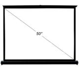 50 portable table top projector screen