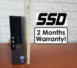 [Speedy SSD Gen3 Core i3 CPU] Dell Optiplex 7010 Ultra Small Form: 3.2Kg! 256GB SSD! (Desktop)