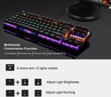 TeckNet Mechanical Keyboard 88 Keys Full Anti-ghosting Waterproof Gaming Keyboard