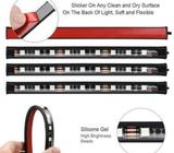 4Pcs 9 LED RGB Car Interior Atmosphere Footwell Strip Light USB Charger Decor Lamp