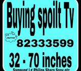 Buying back spoilt tv