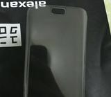 Spigen case s7 edge + new tempered glass