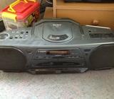 THOMSON Radio CD Stereo Portable TwinDouble Cassette Tape Player Recorder TM9320