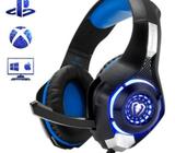Gaming Headset, Comfort Noise Reduction Crystal Clarity 3.5mm LED Professional Headphone with Mic