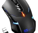 PICTEK Wireless Gaming Mouse, Silent Click, Side Buttons, 2.4G Cordless Computer PC Gaming Mouse