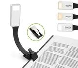 LED Clip Reading Light, Hianjoo Portable USB Rechargeable Book Lights 3 Brightness Eye-Care