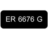 Car Number Plate for Sale: ER 6676 G