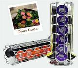 Shelf storage rack Nescafe Dolce Gusto Coffee capsule coffee capsule 360 degree rotation stand 24 pi