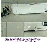 CANON MG3670 WIRELESS PHOTO PRINTER AND SCANNER (ONE MONTH USED)