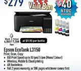 Epson EcoTank L3150 Wi-Fi All-in-One Ink Tank Printer