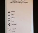 Sineoji 500 Mbps Home Plug AV 2 port Wireless Range Extender
