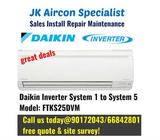 Daikin Inverter great deals, call us today@90172043/66842801 free quote!