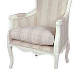 french armchair grandfather chair singapore BRAND NEW, White Color, Warehouse Fa