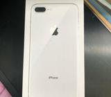 I Phone 8+ 64GB Silver (with charger and earphones)