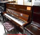 LINDEN upright piano, LINDEN (KAWAI) K-121 used piano, brown color 020817