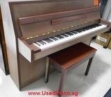 YAMAHA upright piano, YAMAHA LU101 used piano, brown color, 15 years old 180717