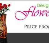 Promotion : Designer's Flower Vase price $39 onwards