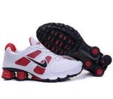 Cheap Nike Shox Turbo men`s running shoes(white/red/black)