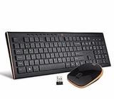 tr cordless multimedia . TechRise Full-Size Ergonomic 2.4Ghz Wireless Keyboard and Mouse Set Combo