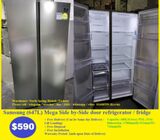 Samsung (647L) Mega Side by-Side door refrigerator / fridge ($590 + Free Delivery & 2mths warranty)