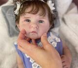 Super realistic female reborn baby dolls silicone full body