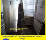 Samsung (435L) 2 Door Huge doors refrigerator / fridge ($365 + Free Delivery & 2mths warranty)
