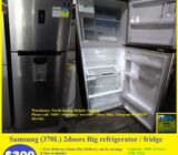 Samsung (370L) 2doors Big refrigerator / fridge ($300 + Free Delivery & 2mths warranty)