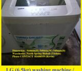 LG (6.5kg) washing machine / Washer ($145 + Free Delivery & 2mths warranty)