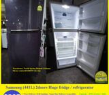 Samsung (441L) 2doors Huge fridge / refrigerator ($365 +Free Delivery & 2mths warranty)