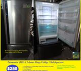 Panasonic (511L) 2 doors Huge Fridge / Refrigerator ($285 + Free Delivery & 2mths warranty)