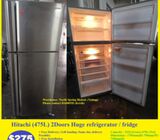 Hitachi (475L) 2Doors Huge refrigerator / fridge ($275+ Free Delivery & 2mths warranty)