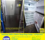 Samsung (585L) 2doors Mega Huge fridge / refrigerator ($499 +Free Delivery & 2mths warranty)